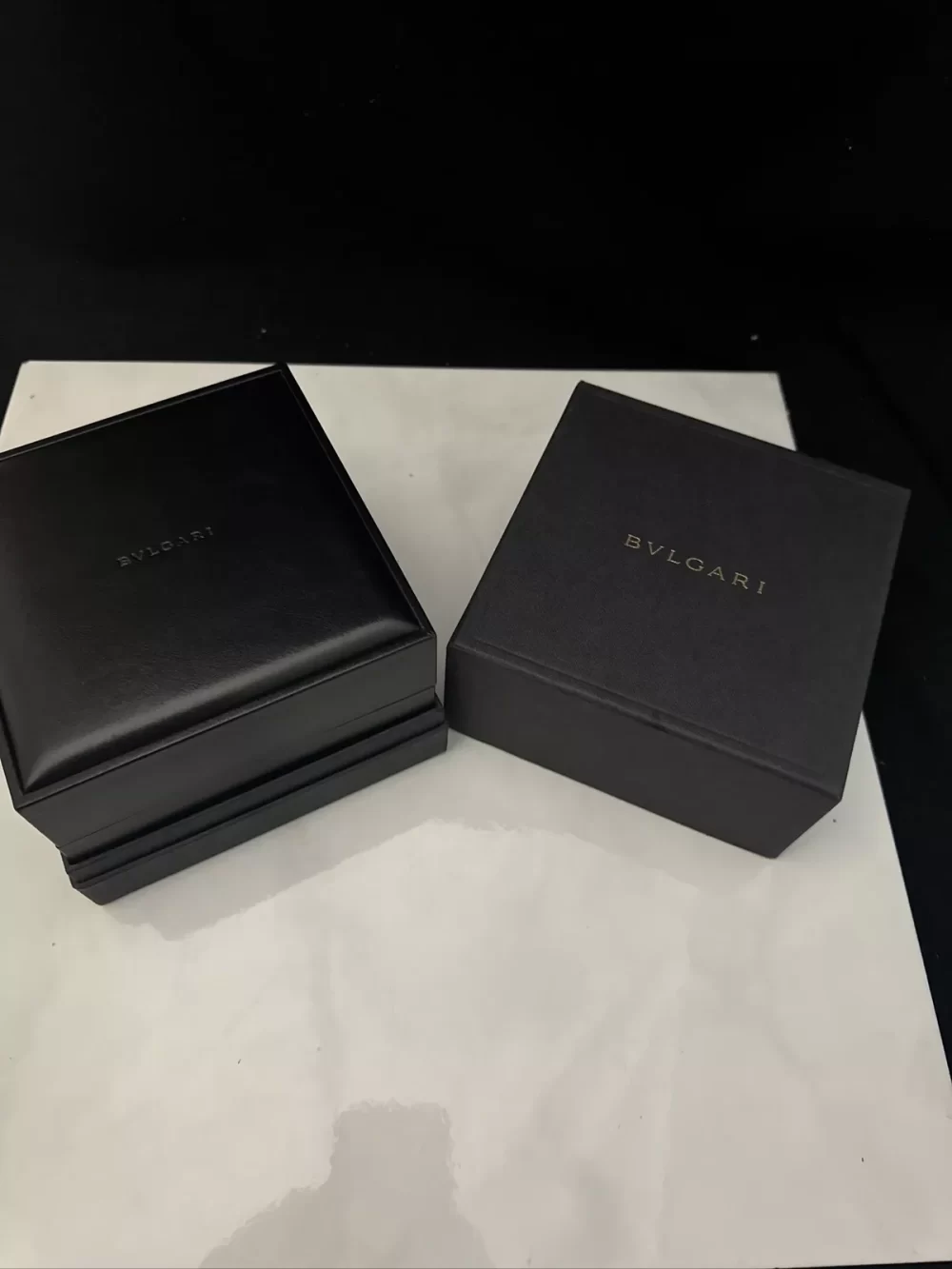 Bulgari Original Watch Box Size Large Good Condition Lot of 2 (5.75 x 5.75 x 4) - Image 5