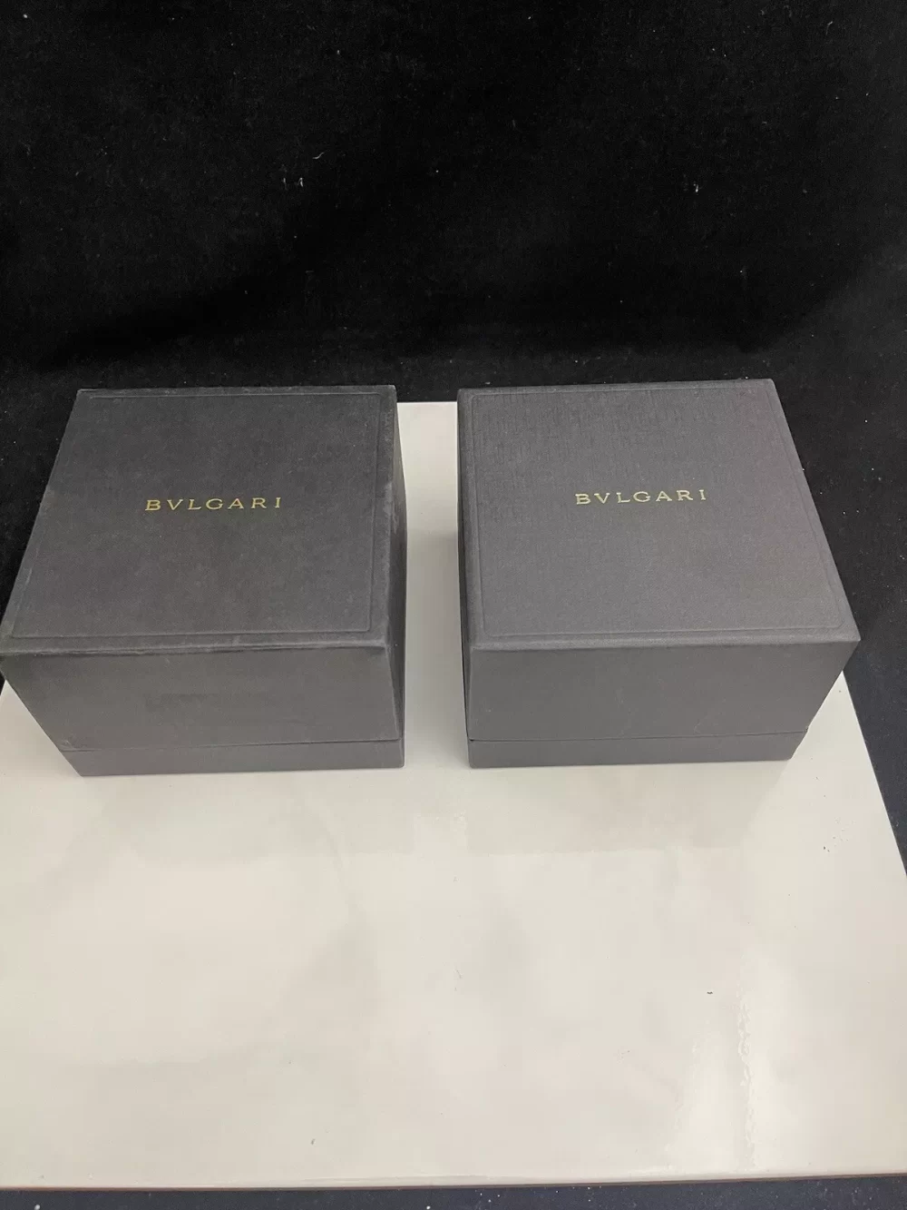 Bulgari Original Watch Box Size Large Good Condition Lot of 2 (5.75 x 5.75 x 4) - Image 2