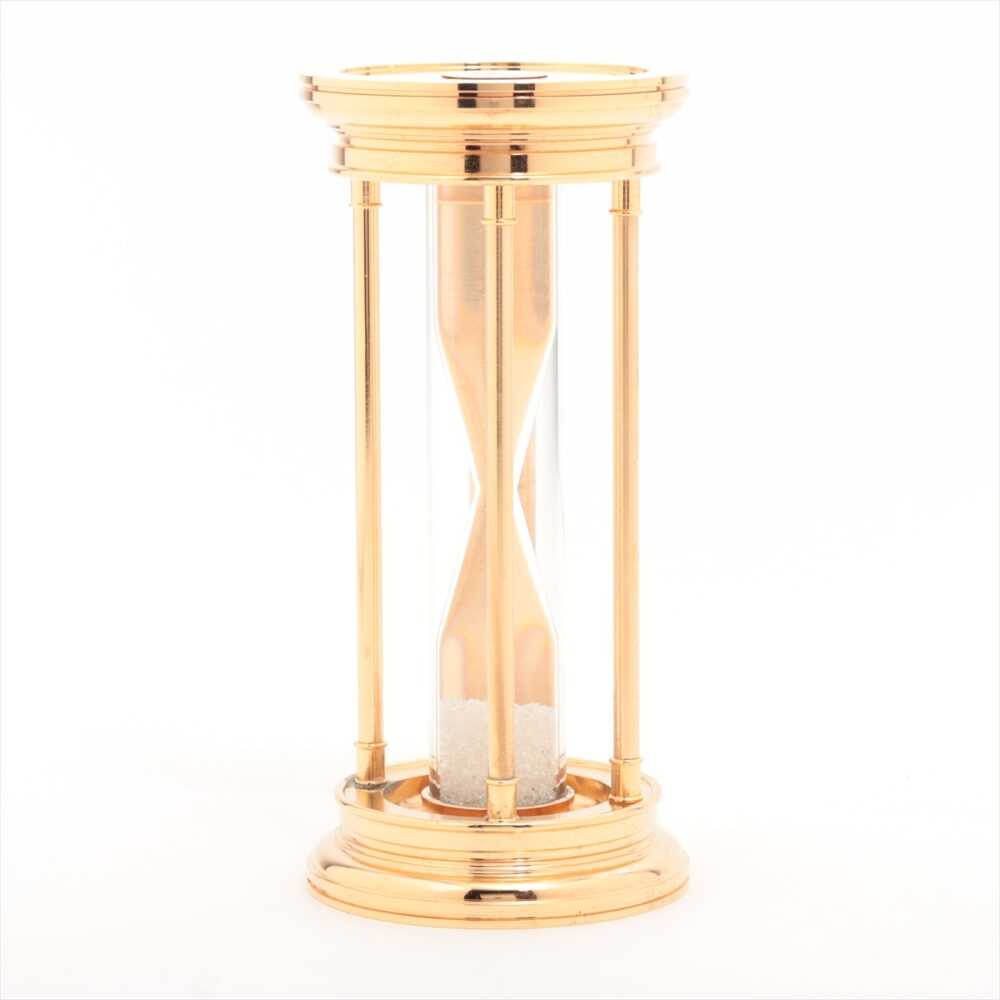 De Beers Limited Edition Millennium 2000 Diamond Brass Hourglass- Rare! - Image 6