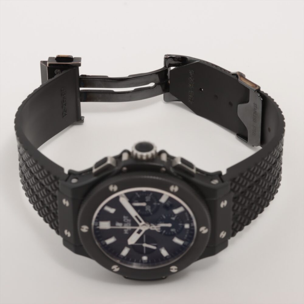 Hublot Big Bang Black Magic 301.CI.1770.RX Titanium/Carbon Rubber Strap US Seller - Image 5