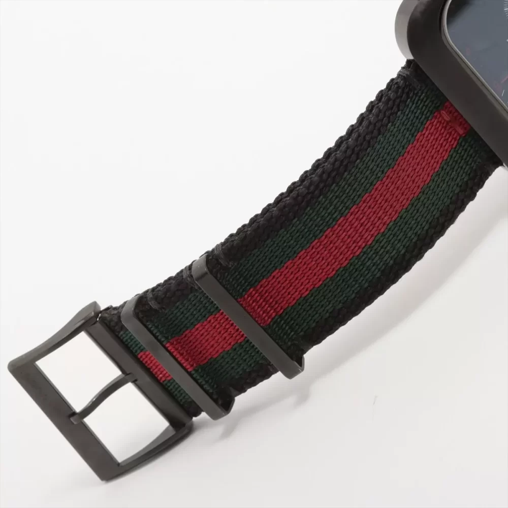 Gucci Coupe 131.2 Black PVD 44mm Chronograph Nylon Strap - Image 7