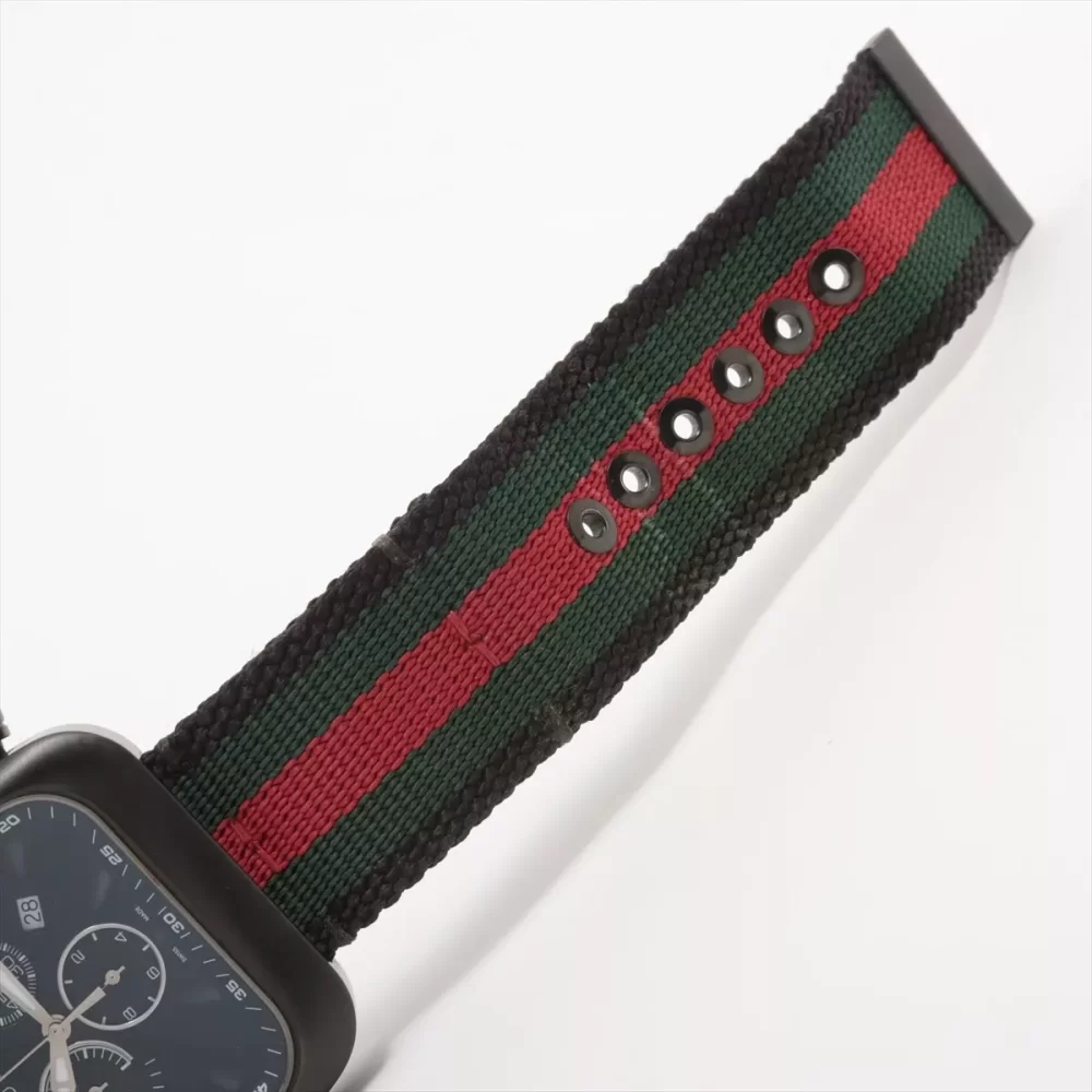Gucci Coupe 131.2 Black PVD 44mm Chronograph Nylon Strap - Image 6