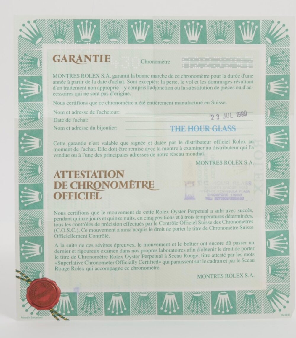 Rolex Submariner 16610 Serial A Box Papers - Image 2
