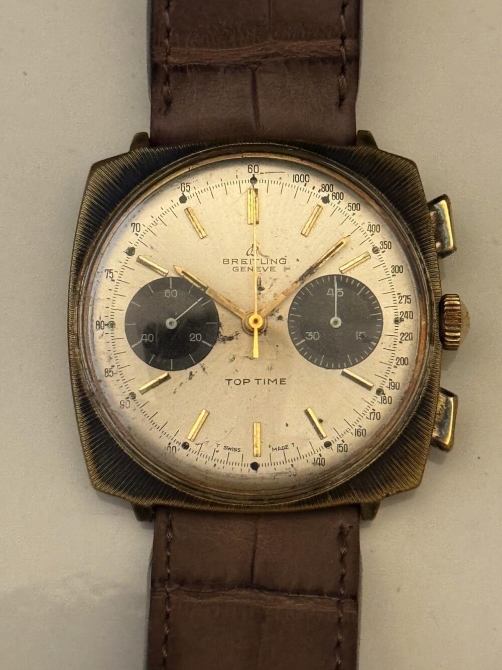 Breitling Top Time 2009 Vintage 60's For Repair Read