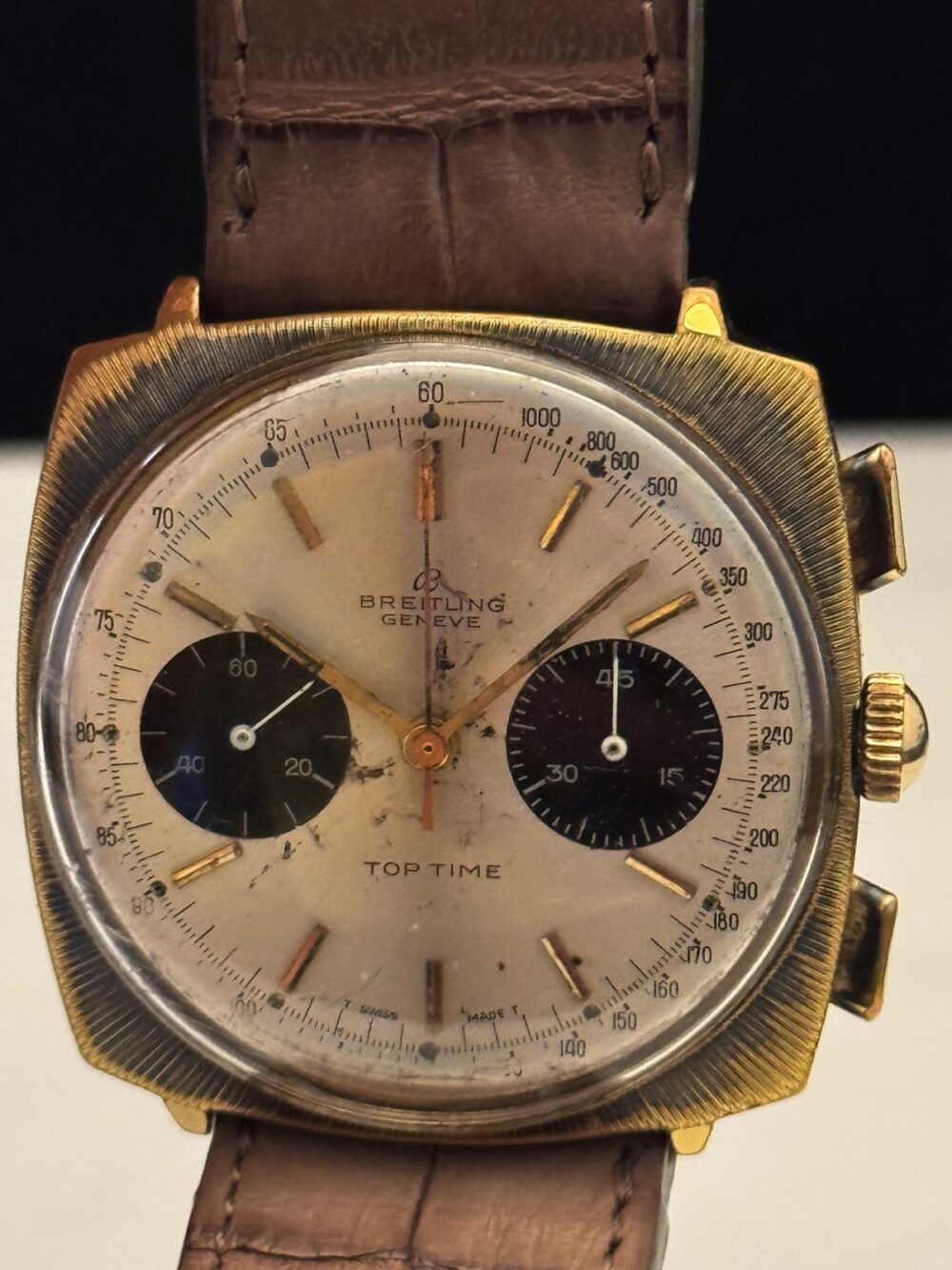 Breitling Top Time 2009 Vintage 60's For Repair Read - Image 7