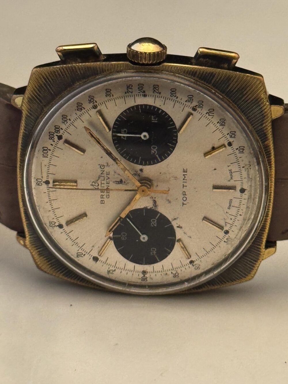 Breitling Top Time 2009 Vintage 60's For Repair Read - Image 5