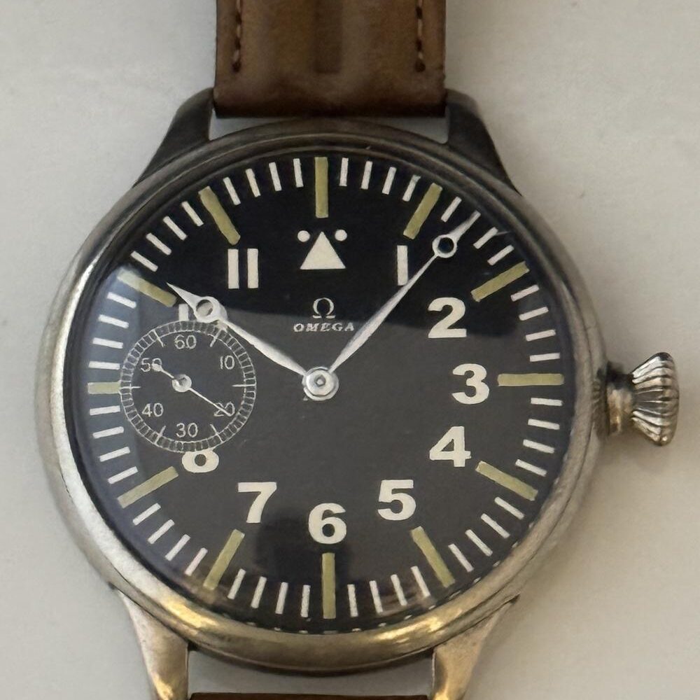 Omega Geneve Swiss 48mm Marriage Field Watch Manual Wind